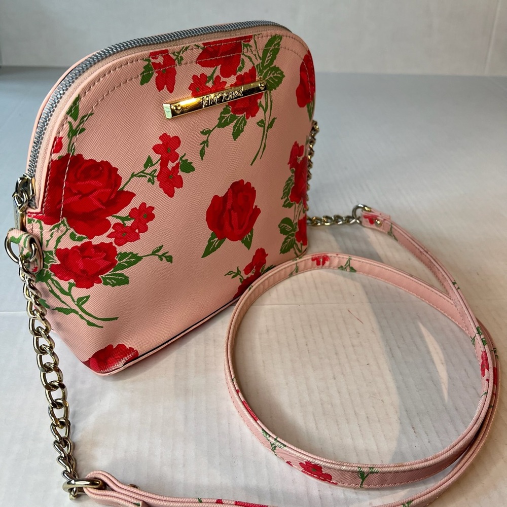 Betsey Johnson Floral Dome Crossbody Bag - Picture 1 of 16